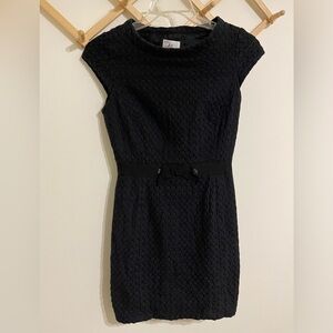 Milly of New York Black Mini Bow Dress